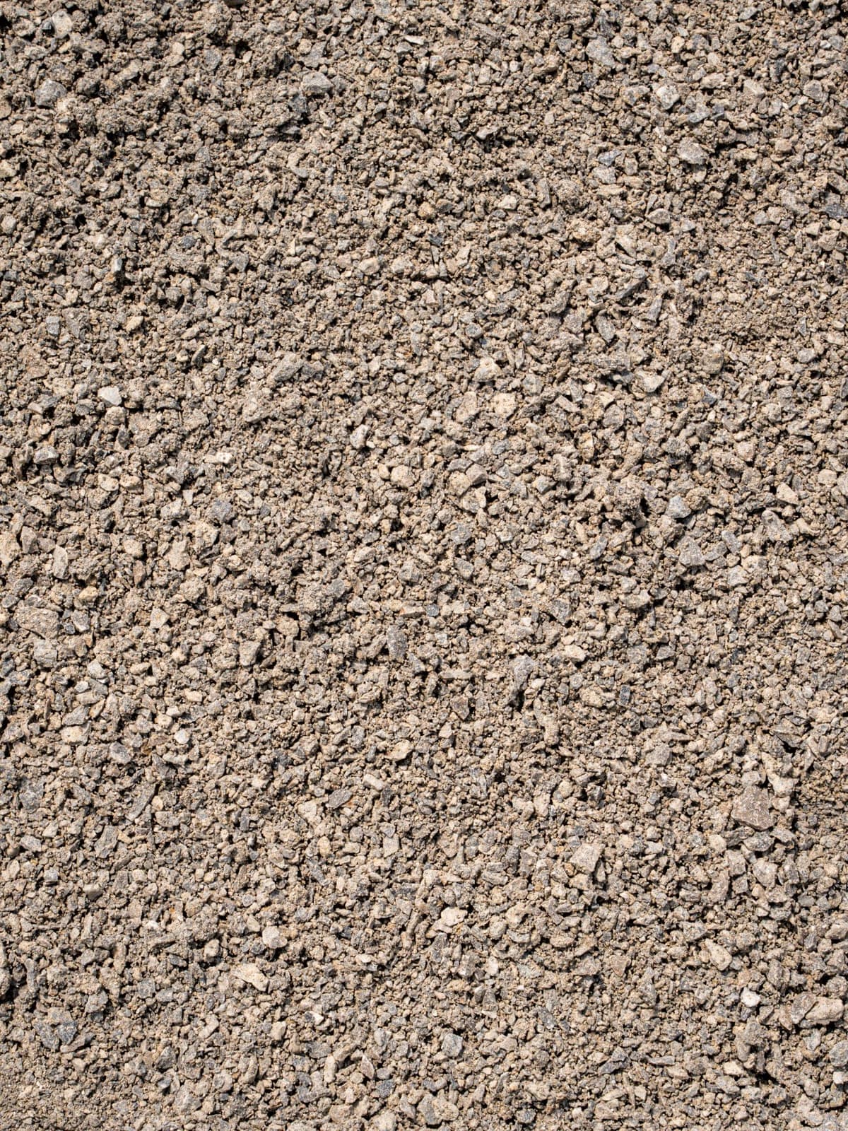 2A crushed limestone stone at the material yard