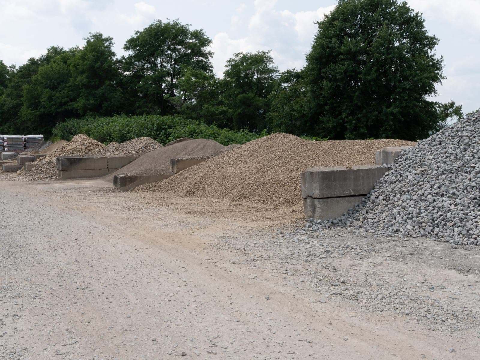 Elements material yard facility view